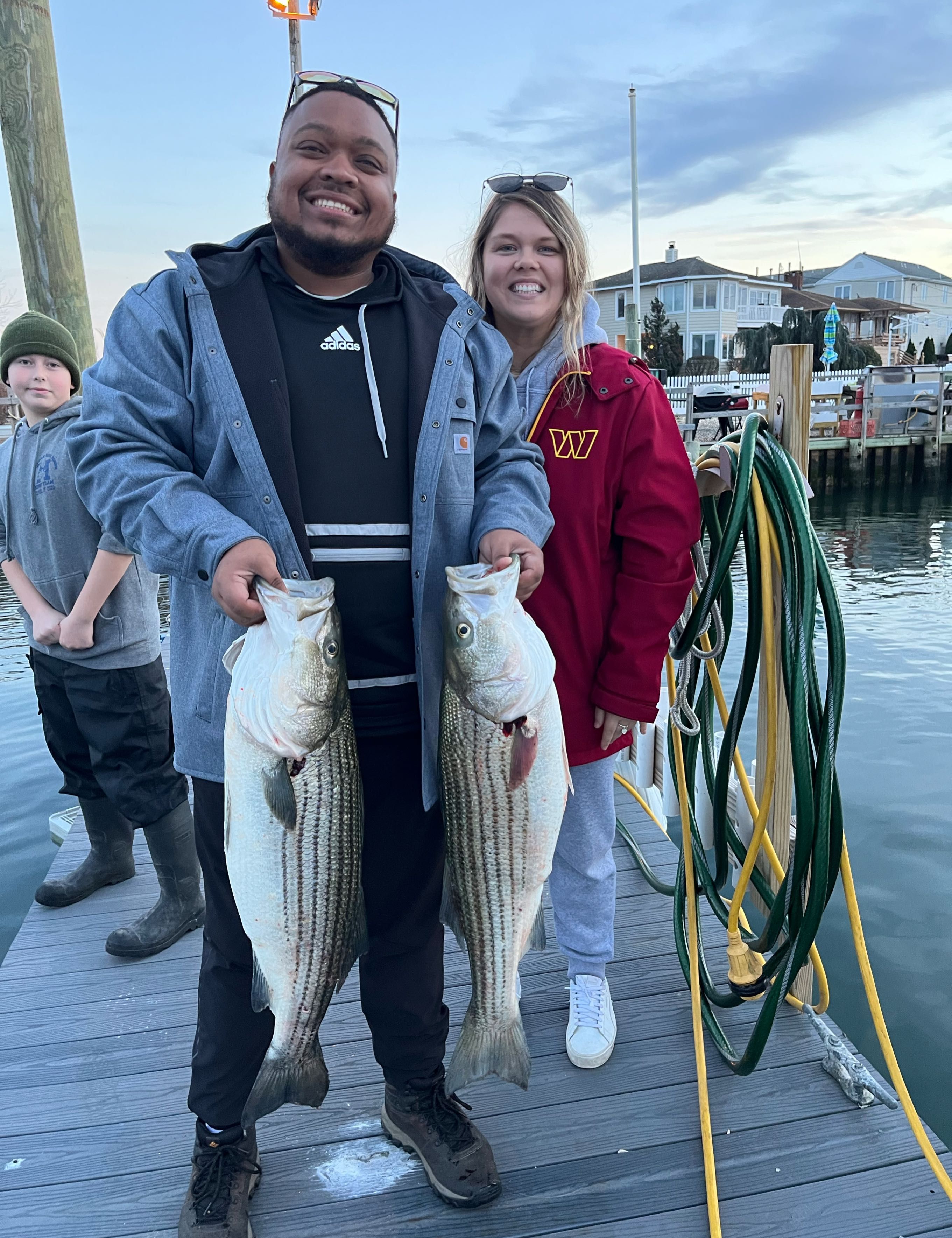 Striped bass and blackfish bite is on 